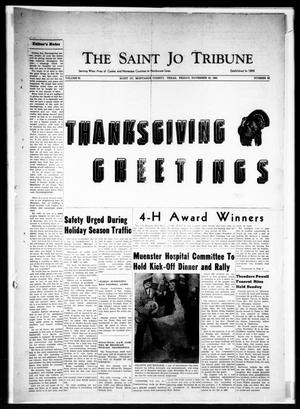 The Saint Jo Tribune (Saint Jo, Tex.), Vol. 62, No. 52, Ed. 1 Friday, November 25, 1960
