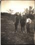 Photograph: Railroad Survey Crew Members Standing in a Field, c. 1902