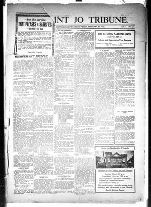 The Saint Jo Tribune (Saint Jo, Tex.), Vol. 29, No. 15, Ed. 1 Friday, February 25, 1927