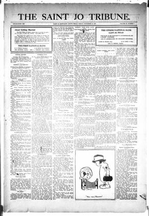 The Saint Jo Tribune (Saint Jo, Tex.), Vol. 30, No. 1, Ed. 1 Friday, November 18, 1927