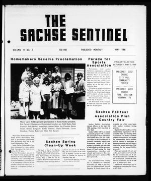 Primary view of object titled 'The Sachse Sentinel (Sachse, Tex.), Vol. 11, No. 5, Ed. 1 Thursday, May 1, 1986'.