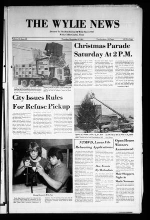 Primary view of object titled 'The Wylie News (Wylie, Tex.), Vol. 36, No. 25, Ed. 1 Thursday, December 8, 1983'.