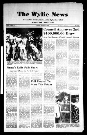 The Wylie News (Wylie, Tex.), Vol. 40, No. 14, Ed. 1 Wednesday, September 16, 1987