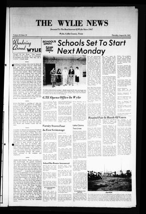 The Wylie News (Wylie, Tex.), Vol. 35, No. 10, Ed. 1 Thursday, August 26, 1982