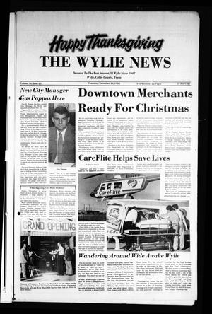 Primary view of object titled 'The Wylie News (Wylie, Tex.), Vol. 36, No. 23, Ed. 1 Thursday, November 24, 1983'.