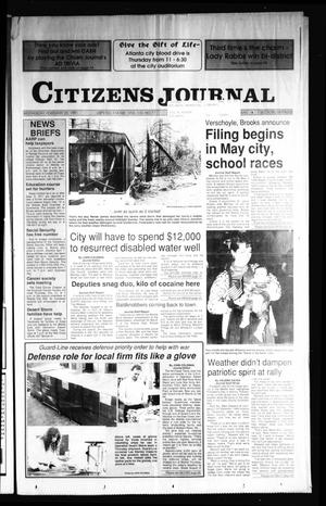 Citizens Journal (Atlanta, Tex.), Vol. 112, No. 77, Ed. 1 Wednesday, February 20, 1991