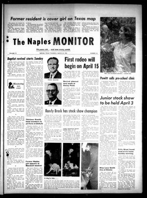 Primary view of object titled 'The Naples Monitor (Naples, Tex.), Vol. 79, No. 36, Ed. 1 Thursday, March 25, 1965'.