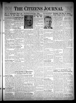The Citizens Journal (Atlanta, Tex.), Vol. 62, No. 25, Ed. 1 Thursday, June 26, 1941