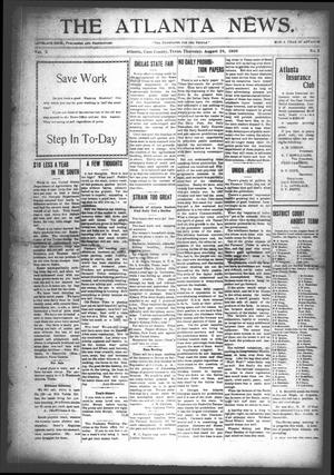 The Atlanta News. (Atlanta, Tex.), Vol. 10, No. 2, Ed. 1 Thursday, August 26, 1909
