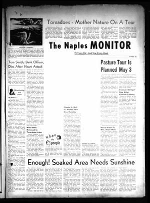 Primary view of object titled 'The Naples Monitor (Naples, Tex.), Vol. [71], No. 39, Ed. 1 Thursday, April 25, 1957'.