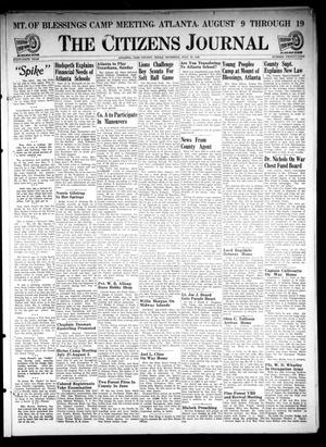 The Citizens Journal (Atlanta, Tex.), Vol. 66, No. 29, Ed. 1 Thursday, July 19, 1945