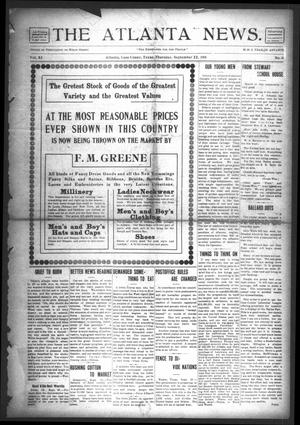 The Atlanta News. (Atlanta, Tex.), Vol. 11, No. 6, Ed. 1 Thursday, September 22, 1910