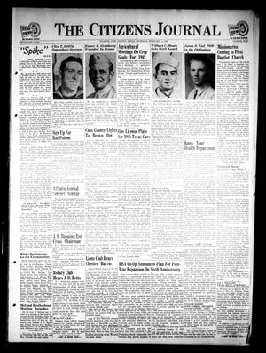 The Citizens Journal (Atlanta, Tex.), Vol. 66, No. 5, Ed. 1 Thursday, February 1, 1945