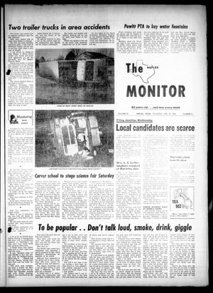 Primary view of object titled 'The Naples Monitor (Naples, Tex.), Vol. 82, No. 31, Ed. 1 Thursday, February 29, 1968'.