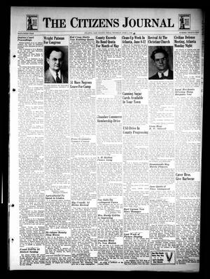 The Citizens Journal (Atlanta, Tex.), Vol. 63, No. 22, Ed. 1 Thursday, June 4, 1942