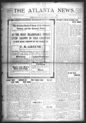 The Atlanta News. (Atlanta, Tex.), Vol. 11, No. 8, Ed. 1 Thursday, October 6, 1910