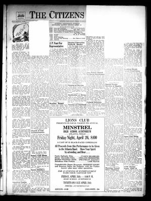 The Citizens Journal (Atlanta, Tex.), Vol. 67, No. 16, Ed. 1 Thursday, April 18, 1946