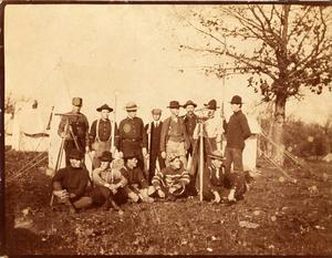 Railroad Survey Crew Poses for a Photo, c. 1902