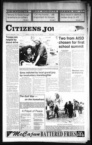 Citizens Journal (Atlanta, Tex.), Vol. 112, No. 72, Ed. 1 Sunday, February 3, 1991