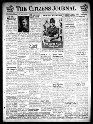 The Citizens Journal (Atlanta, Tex.), Vol. 64, No. 5, Ed. 1 Thursday, February 4, 1943