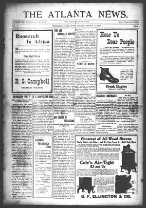 The Atlanta News. (Atlanta, Tex.), Vol. 10, No. 8, Ed. 1 Thursday, October 7, 1909