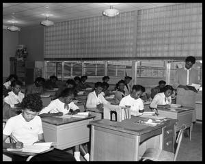 Primary view of [A Class of Students Sits During a Test]