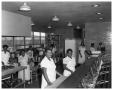 Photograph: [Anderson High School Cafeteria Ladies Waiting to Serve Lunch]