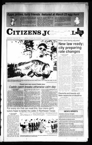 Citizens Journal (Atlanta, Tex.), Vol. 112, No. 85, Ed. 1 Wednesday, March 20, 1991