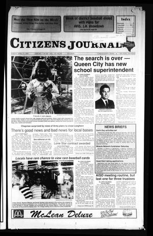 Citizens Journal (Atlanta, Tex.), Vol. 112, No. 92, Ed. 1 Sunday, April 21, 1991