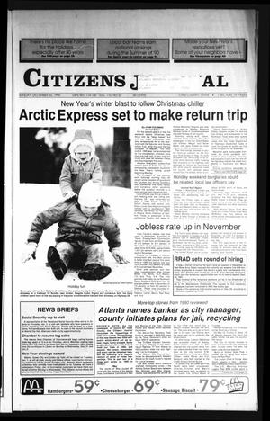 Citizens Journal (Atlanta, Tex.), Vol. 112, No. 62, Ed. 1 Sunday, December 30, 1990