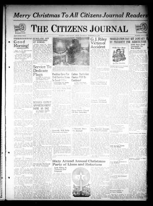 Primary view of object titled 'The Citizens Journal (Atlanta, Tex.), Vol. 63, No. 51, Ed. 1 Thursday, December 24, 1942'.