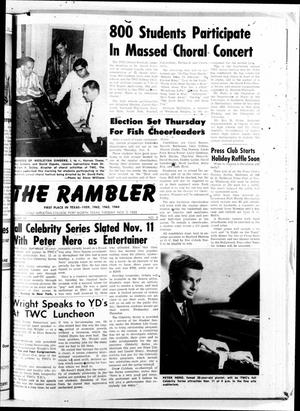 The Rambler (Fort Worth, Tex.), Vol. 39, No. 8, Ed. 1 Tuesday, November 2, 1965