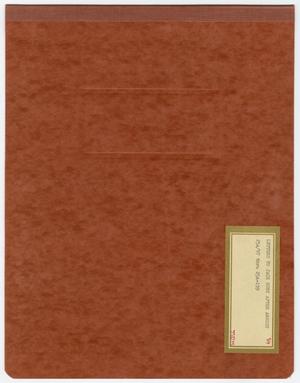 [Front Cover to Notebook]
