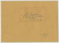 Physical Object: [Envelope from J. D. Tippit Case]