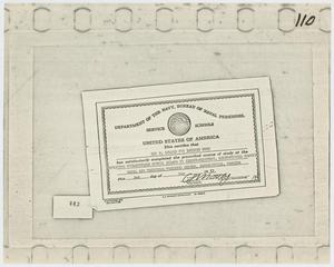 [Certificate from Bureau of Navy Personnel]
