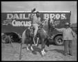 Photograph: Joe Louis at circus - animal acts, etc