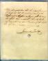 Letter: [Letter from Zavala to Prest/Cabinet] June 3rd 1836