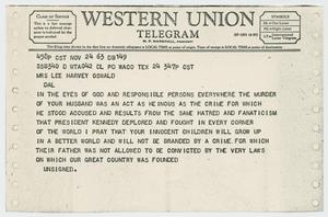 [Telegram to Marina Oswald - November 24, 1963 #1]