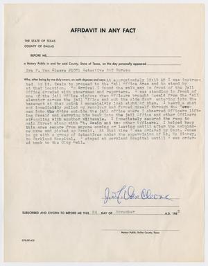 [Affidavit In Any Fact by Ira F. Van Cleave #2]