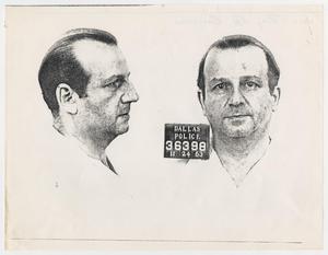 Primary view of object titled '[Mug Shot of Jack Ruby]'.