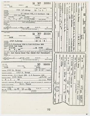 [Criminal Record of prior arrests of Jack Ruby #3]