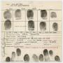 Primary view of [Fingerprints of Jack Ruby #1]