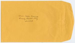 [Envelope Which Once Included Notes of Jack Ruby]