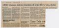 Thumbnail image of item number 4 in: '[Newspaper Clippings, 1990]'.