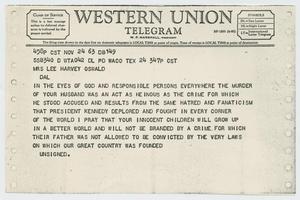 [Telegram to Marina Oswald - November 24, 1963 #2]