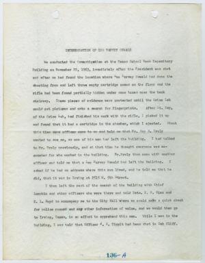 [Draft of Interrogation of Lee Harvey Oswald #1]
