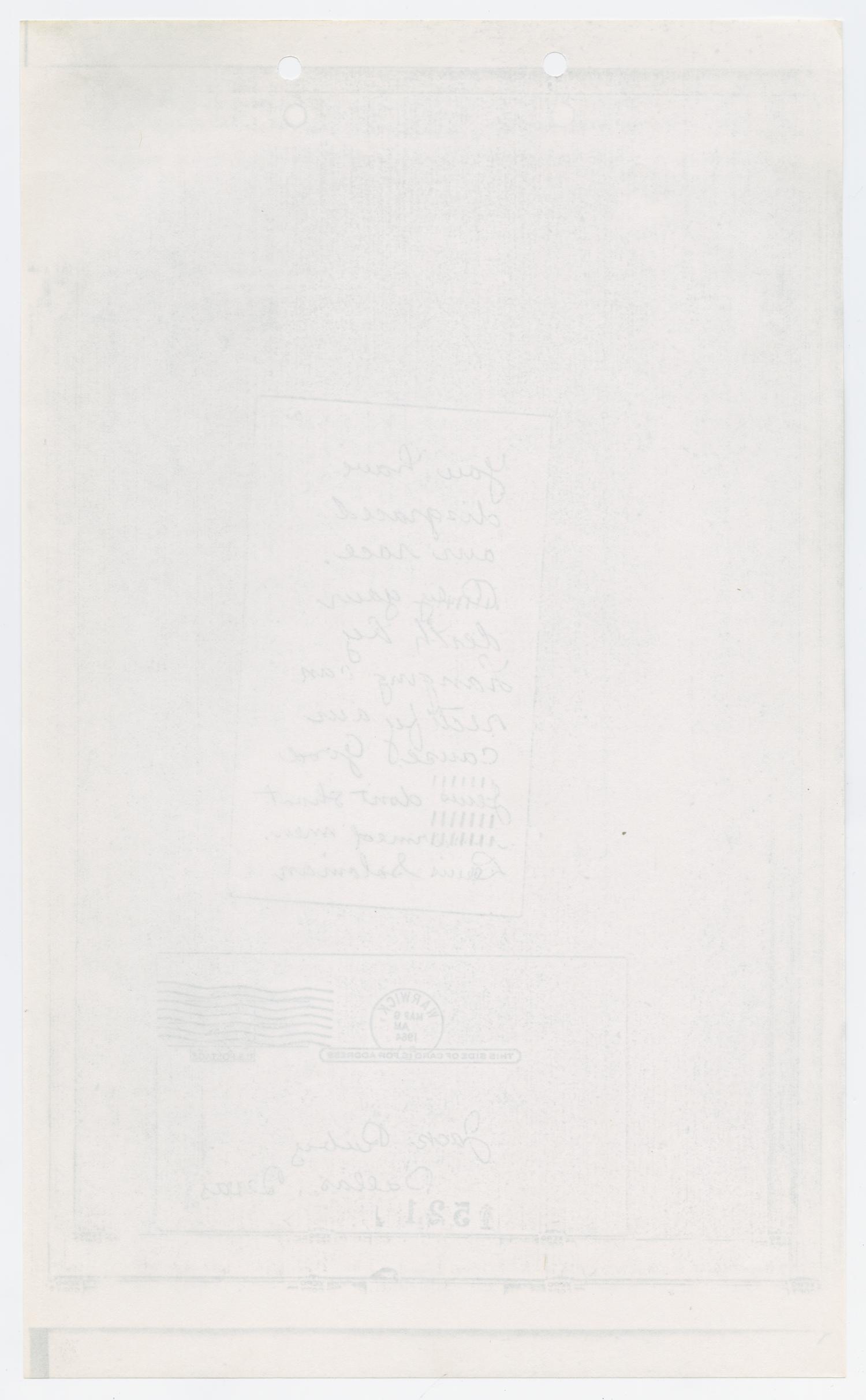 [Letters Sent to Jack Ruby in 1964]
                                                
                                                    [Sequence #]: 70 of 160
                                                