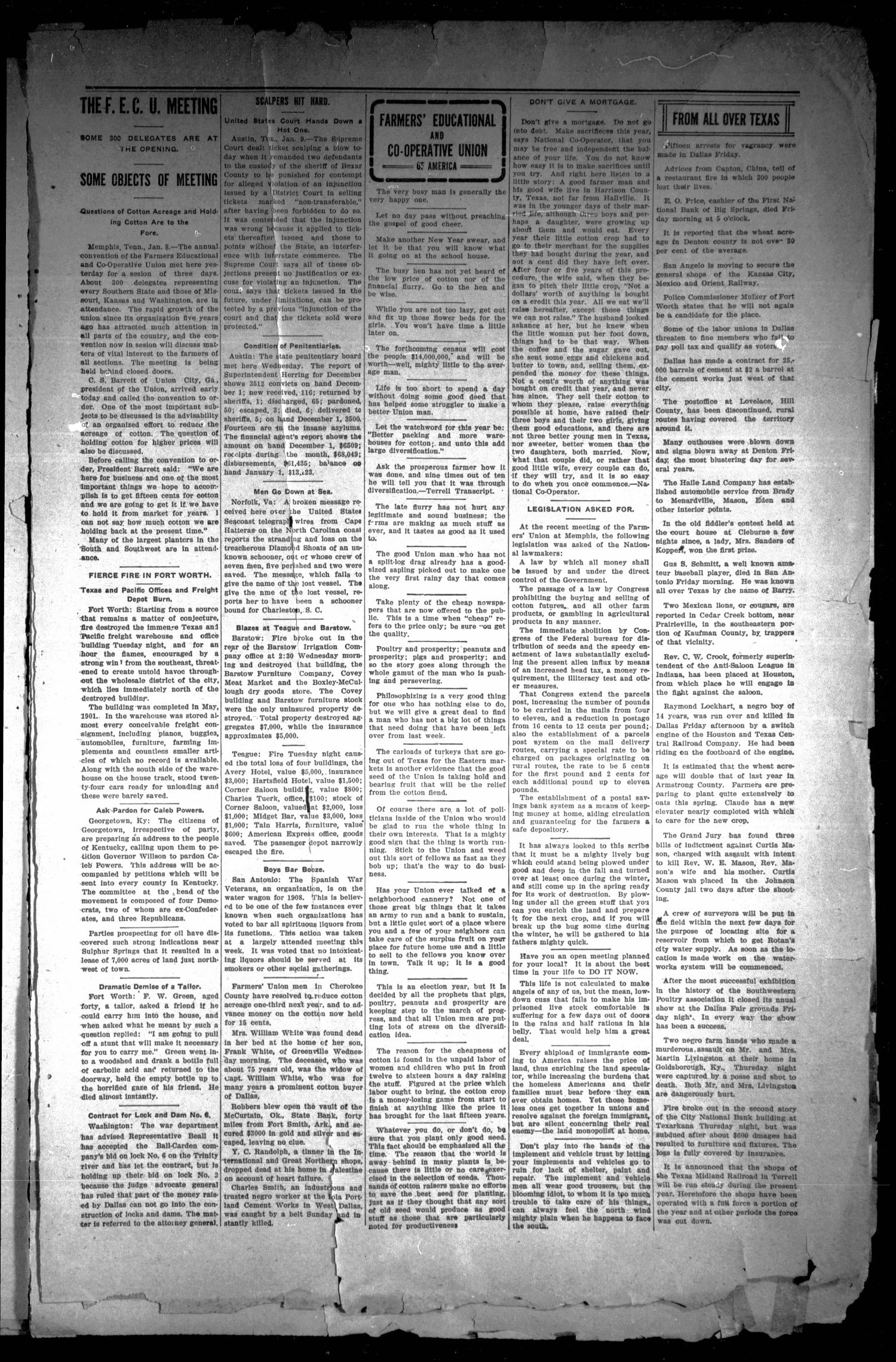 The Cass County Sun (Linden, Tex.), Vol. 33, No. 3, Ed. 1 Tuesday, January 21, 1908
                                                
                                                    [Sequence #]: 3 of 8
                                                