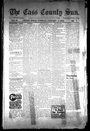 The Cass County Sun (Linden, Tex.), Vol. 34, No. 1, Ed. 1 Tuesday, January 5, 1909
