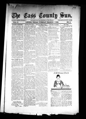 The Cass County Sun (Linden, Tex.), Vol. 57, No. 9, Ed. 1 Tuesday, March 1, 1932
